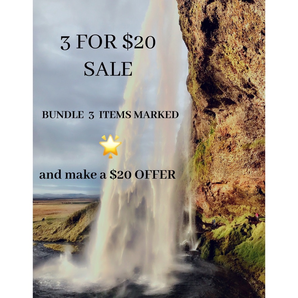 3 for $20!
